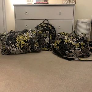 Vera Bradley Matching Luggage Travel Set